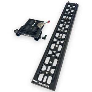 19mm/15mm CNC Aluminum Camera Base Plate with ARRI Standard Dovetail Tripod Plate 24" for DSLR Video Camcorder Cameras (SV-CBDT-24)