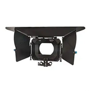 Shootvilla MB-600 Full-Featured Sunshade Mattebox with Height Riser for Camera Lenses up to 95mm for 15mm Rail Rod Support Rig, for DSLR Video Canon Nikon Sony BMCC Panasonic Camcorder (SV-MB-600)