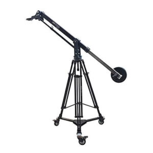 Shootvilla 7' Max Video Jib Crane with 100mm Heavy Duty Tripod and Portable Dolly Supporting DSLR DV Movie Cameras Camcorder Weighing Upto 25kg Carry Bag
