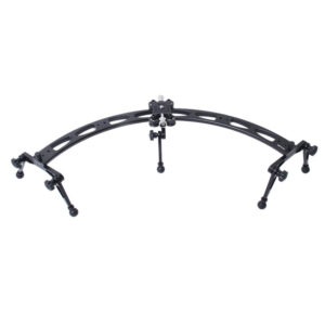 SHOOTVILLA Curve 120 DSLR Video Camera Slider Track Dolly for Payload Capacity Upto 10kg Canon Sony Nikon Panasonic DSLR DV HDV Lumix Movie Making Wedding Shoot (SV-CS120)