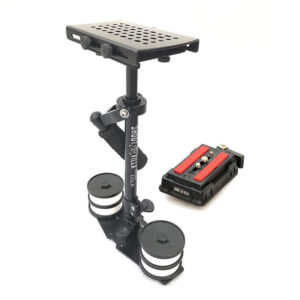 SHOOTVILLA Professional DSLR Nano Handheld Camera Steadycam Video stabilizer Quick Release Adapter Plate for DSLR Upto 2.5 kg (DSLR-Nano-QR), Black, White