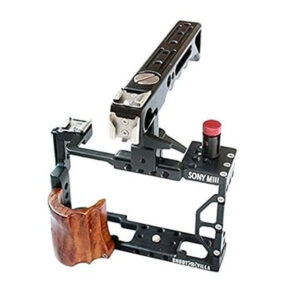 Shootvilla Camera Cage with Top Handle for Sony A7III and A7RIII Camera Video Film Movie Making Stabilizer (SV-A73)