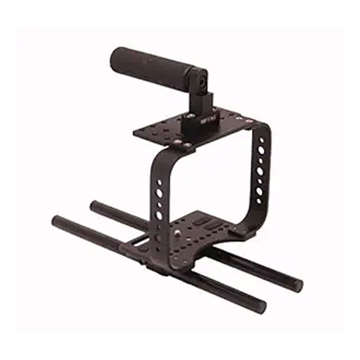 Shootvilla Camera Cage 15mm Rail Rod Support for Blackmagic Cinema Camera BMCC (SV-BMPC4K)