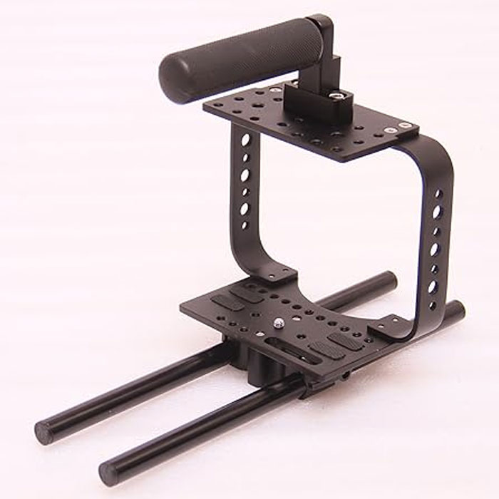 Shootvilla Camera Cage 15mm Rail Rod Support for Blackmagic Cinema Camera BMCC (SV-BMPC4K) - Image 2