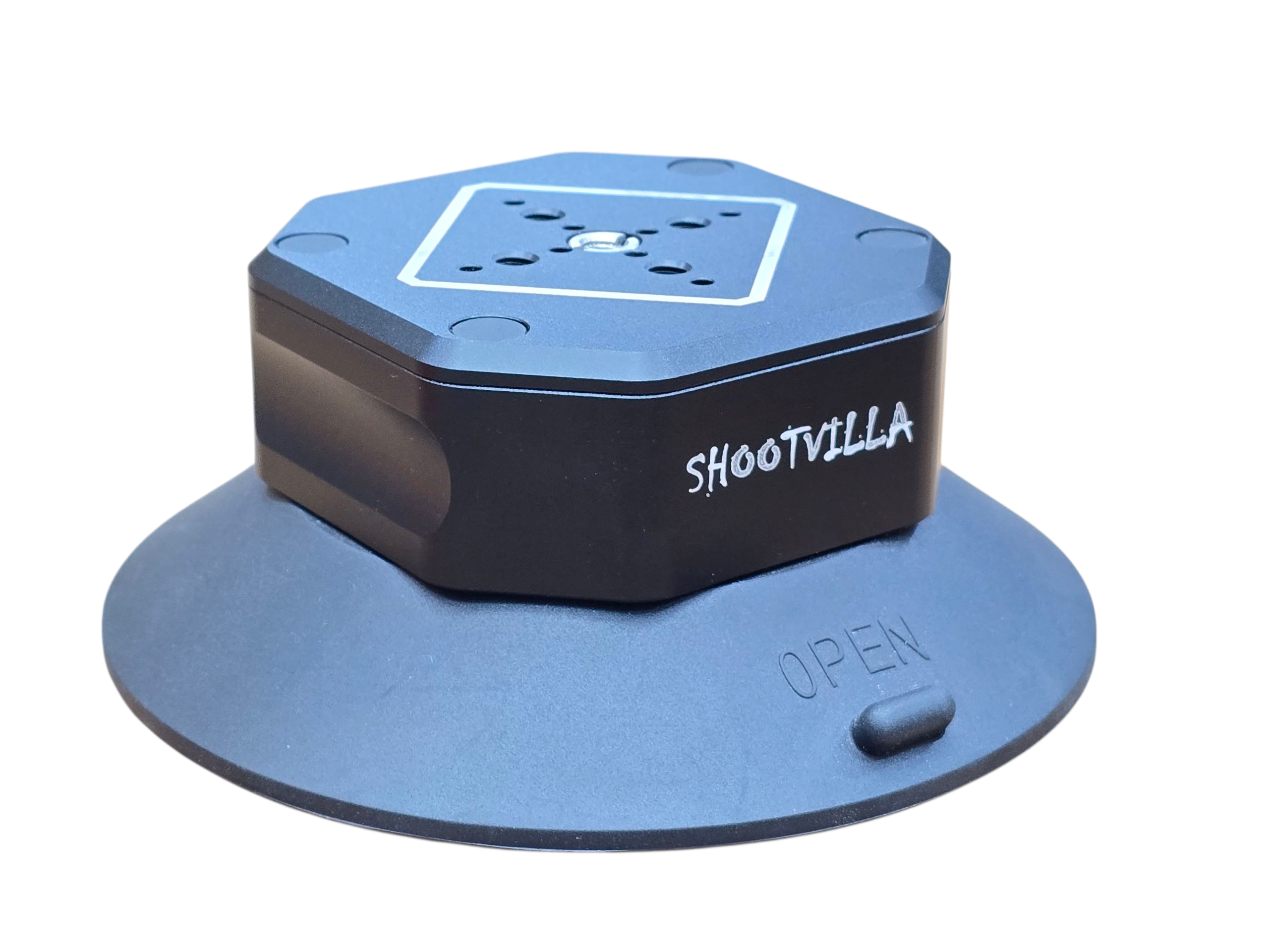 SHOOTVILLA Electric Auto Pump Suction Cup Camera Mount, Automatic Air Pump Vacuum Cup, Quick Release Car Mount Compatible with DJI OSMO Pocket 3 Insta360 iPhone - Image 2