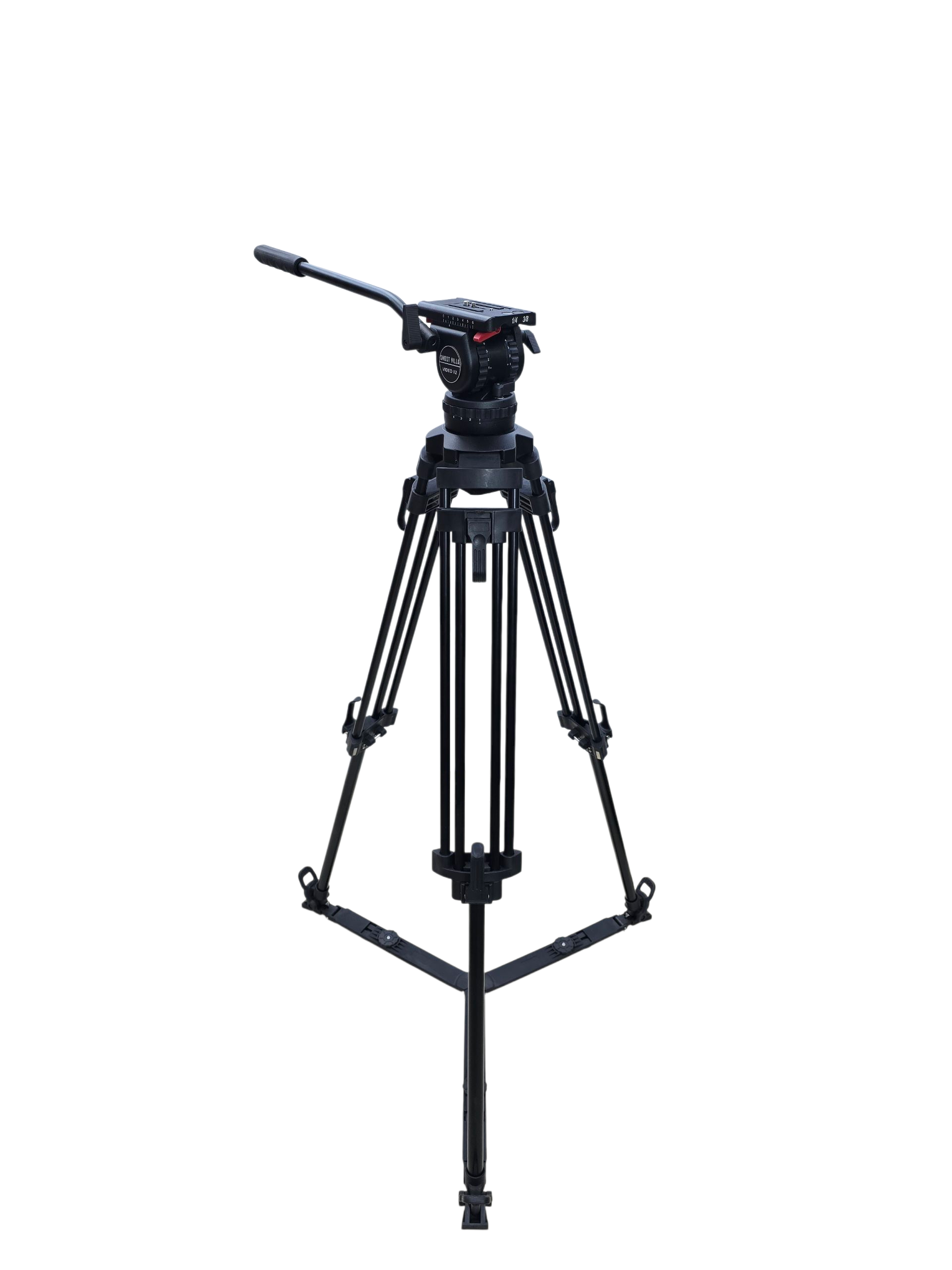 Shootvilla V15 Professional Broadcast Heavy Duty Video Camera Tripod With 100mm Bowl-(SV-V15-100) - Image 4