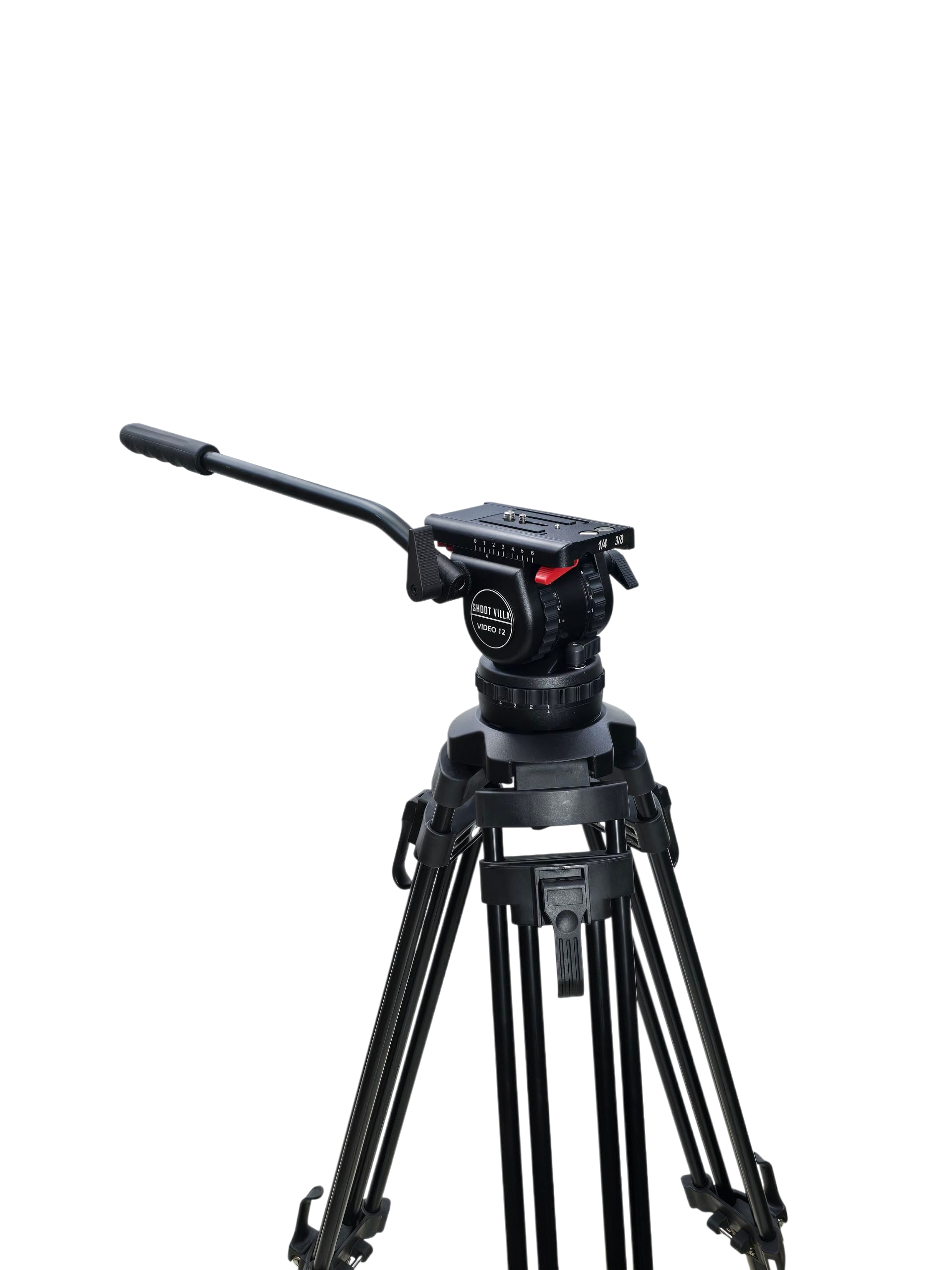Shootvilla V15 Professional Broadcast Heavy Duty Video Camera Tripod With 100mm Bowl-(SV-V15-100) - Image 3