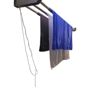 Shootvilla Professional 3-Roller Electric Backdrop Support System for Studio Photography, Motorized Wall/Ceiling Mount Background Stand with Remote Control(SV-YK-03)