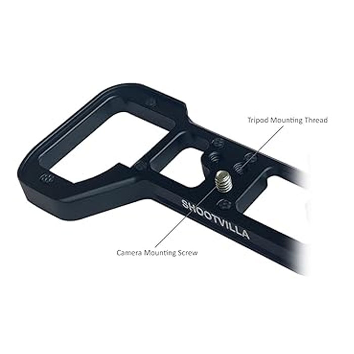 Shootvilla L Plate/Bracket Vertical Shoot for Sony A7R IV A7R4 A9M2 A9II Holder (SV-LA7R4) - Image 3