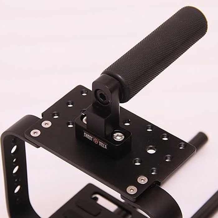 Shootvilla Camera Cage 15mm Rail Rod Support for Blackmagic Cinema Camera BMCC (SV-BMPC4K) - Image 3