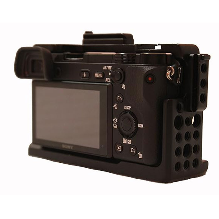 Shootvilla Cage For Sony Alpha A6000 A6300 Ilce-6000 6300 +Two Side Handles Shootvilla,Black - Image 3