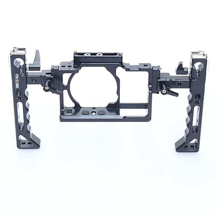 Shootvilla Cage For Sony Alpha A6000 A6300 Ilce-6000 6300 +Two Side Handles Shootvilla,Black - Image 4