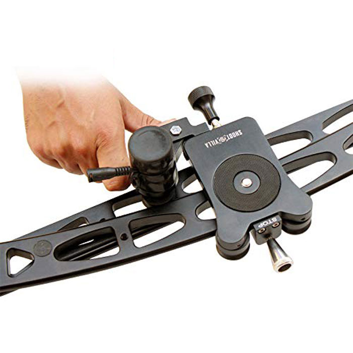 Shootvilla 2Ft Curve&Linear Motorized & Electronic Ball Bearing Video Camera Slider Track with Motion Control System for DSLR Dv Cameras Nikon Sony Canon (Sv-Cnl-2Mc) Black - Image 2