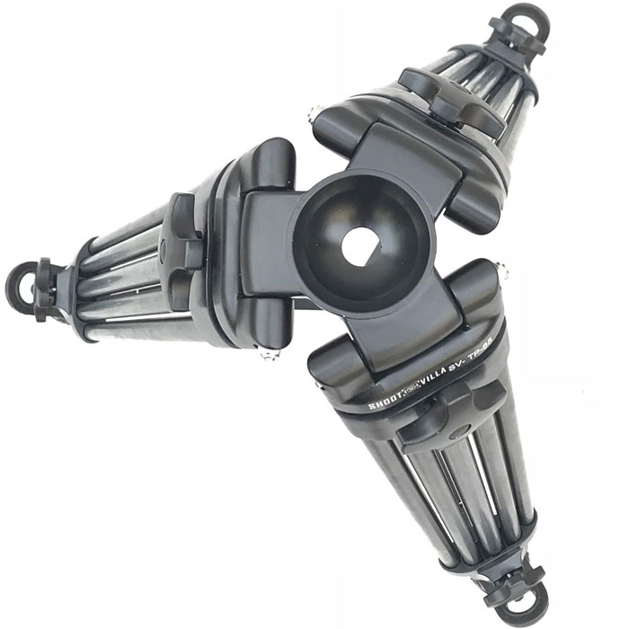 SHOOTVILLA Professional AluminumTripod Stand with Fluid Head for DSLR Video Camera Jib Cranes + Storage Bag (SV-TPOD) - Image 5