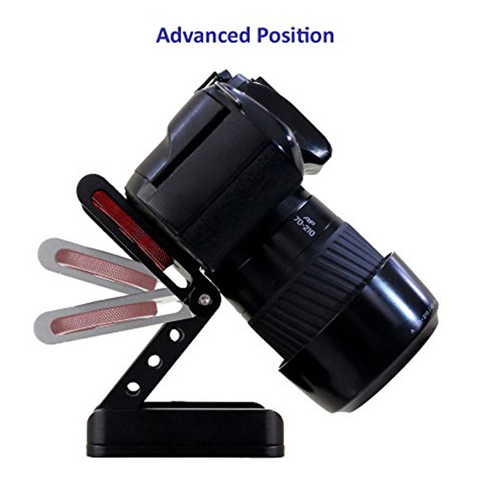 Shootvilla Aluminum Alloy Folding Camera Z Desktop Stand Holder Tripod Tilt & Pan - Image 5