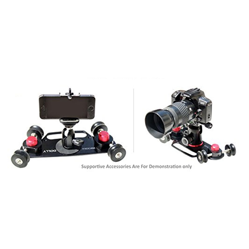 SHOOTVILLA Professional 3ft DSLR Skater Rail Car Video Smooth Slider Camera Track + Table Top Wheel Dolly for Nikon Sony Canon Panasonic Load Upto 8kg - Image 7