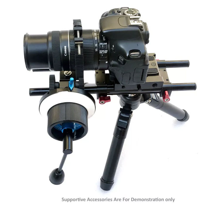Shootvilla Universal Follow Focus With 15mm Rail & Gears Set - Image 6