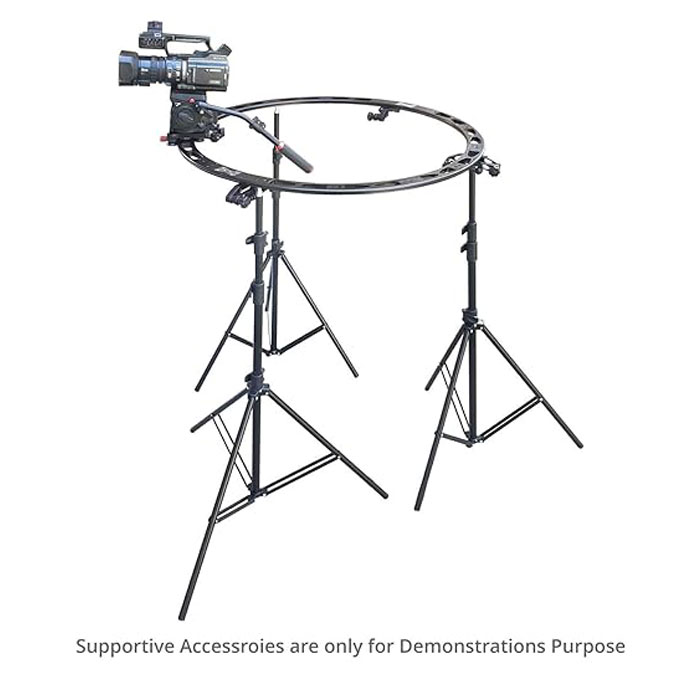 SHOOTVILLA Curve-360 Motorized Curved Electronic Video Camera Slider with Remote for panasonic, DSLR - Image 2
