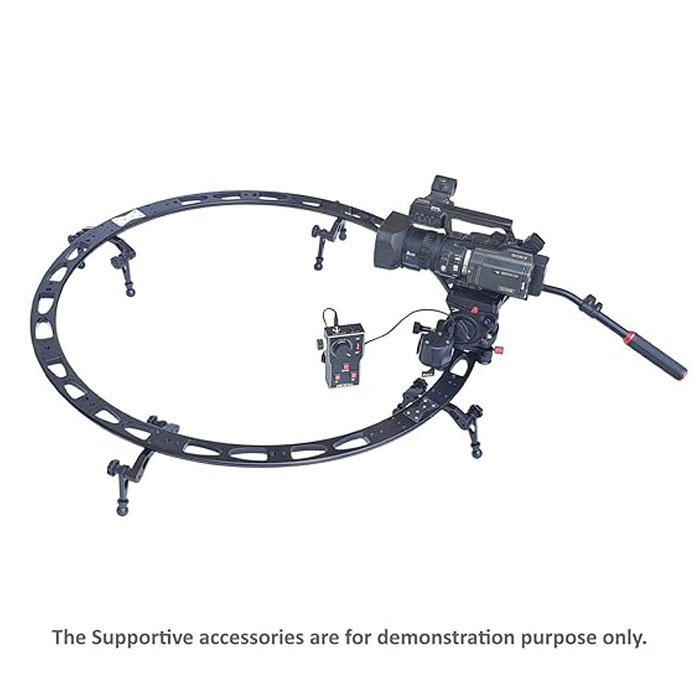 SHOOTVILLA Curve-360 Motorized Curved Electronic Video Camera Slider with Remote for panasonic, DSLR - Image 4