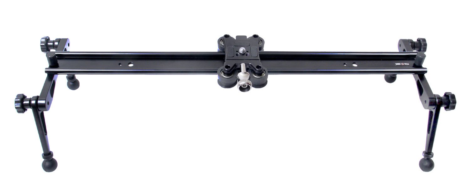 SHOOTVILLA Linear Black Camera Slider 2ft Smooth Video Film Making (SV-LBS-02)