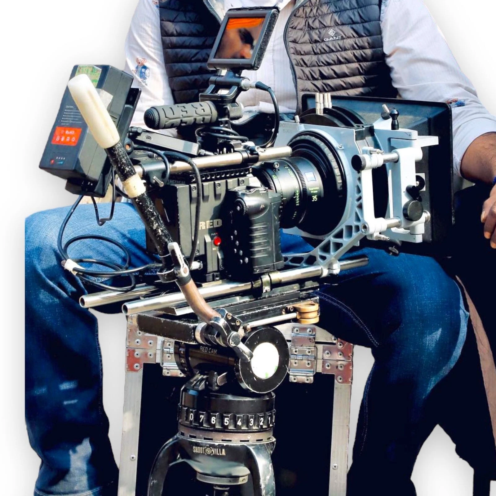 Shootvilla MB-14 Filter Size 6.6x6.6 Production Swing Away Matte Box with Flight case for Wide-Angle and Large Diameter Lenses 19 mm rods Support (SV-MB-14) - Image 5