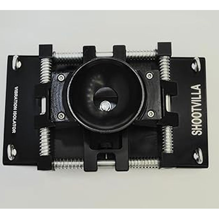 Shootvilla Vibration Isolator 150mm Bowl Mount, Black, Spring-Loaded Camera Stabiliser with Metal Base - Image 2