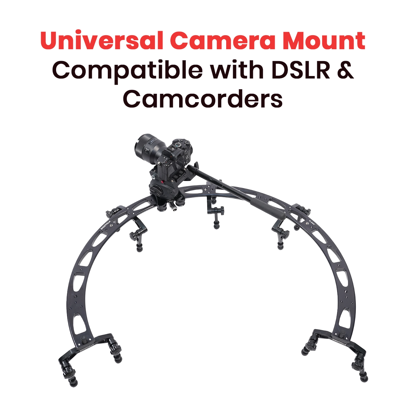 Shootvilla Curve-240° Motorized Curved Professional Camera Slider with Remote Control | Cinema Camera Slider for Nikon Sony Canon Panasonic - Image 14