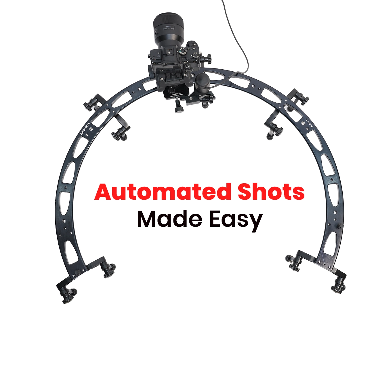 Shootvilla Curve-240° Motorized Curved Professional Camera Slider with Remote Control | Cinema Camera Slider for Nikon Sony Canon Panasonic - Image 35