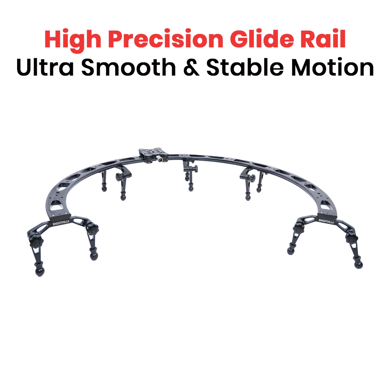 Shootvilla Curve-240° Motorized Curved Professional Camera Slider with Remote Control | Cinema Camera Slider for Nikon Sony Canon Panasonic - Image 4
