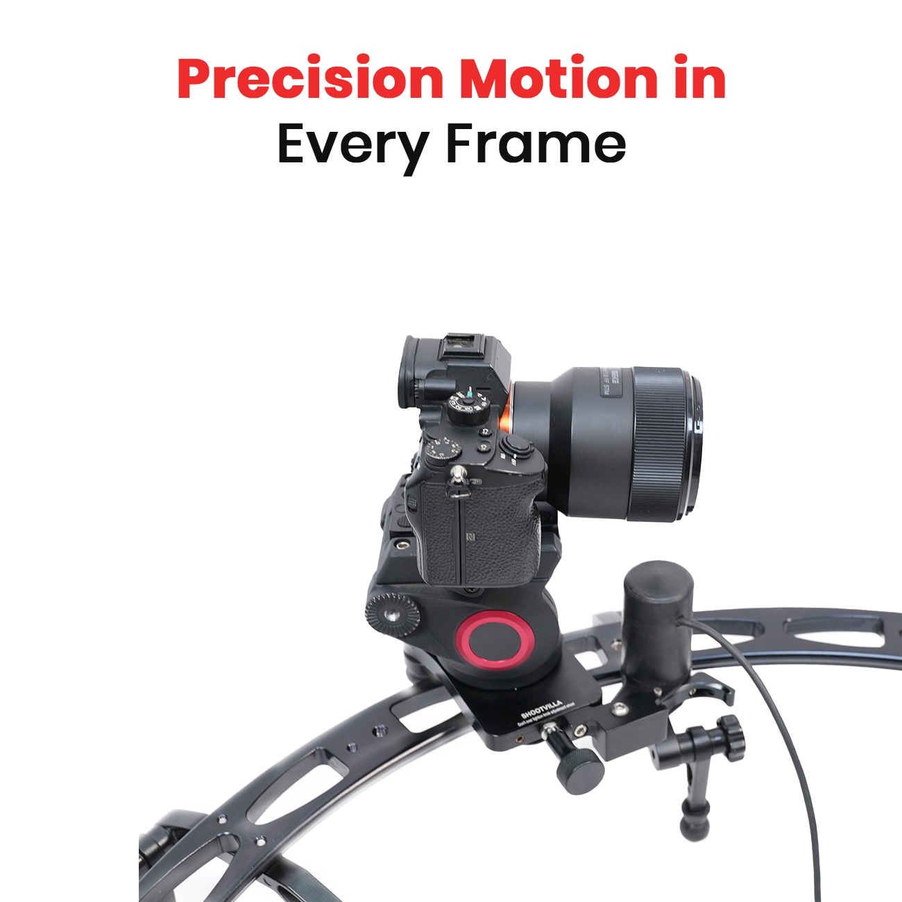Shootvilla Curve-240° Motorized Curved Professional Camera Slider with Remote Control | Cinema Camera Slider for Nikon Sony Canon Panasonic - Image 20
