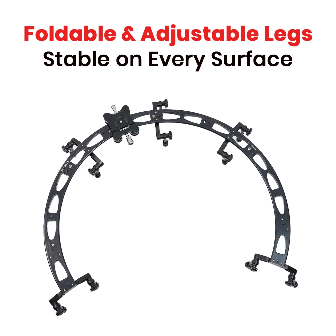 Shootvilla Curve-240° Motorized Curved Professional Camera Slider with Remote Control | Cinema Camera Slider for Nikon Sony Canon Panasonic - Image 6