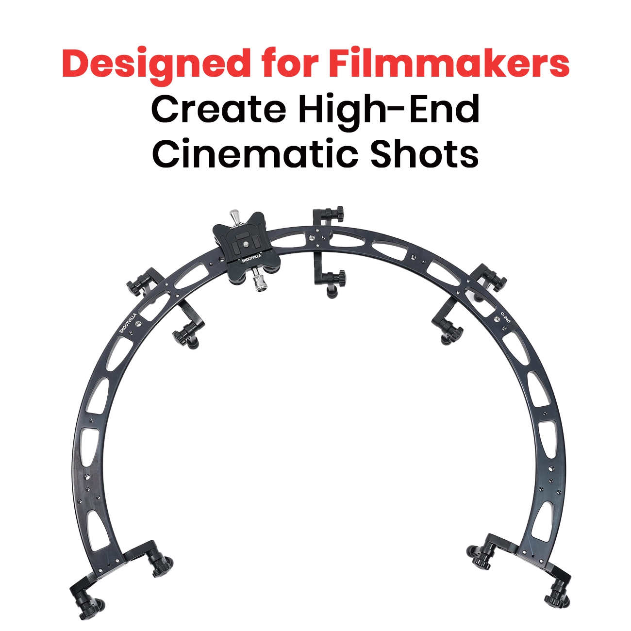 Shootvilla Curve-240° Motorized Curved Professional Camera Slider with Remote Control | Cinema Camera Slider for Nikon Sony Canon Panasonic - Image 26