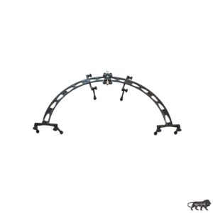 Shootvilla Smooth 180 Degree Curved 1/2 Circle Video Camera Slider Track for Load Capacity Upto 10Kg Movie Film Making Shoot Sony Nikon Canon Lumix Panasonic (Sv-Cs180) Black