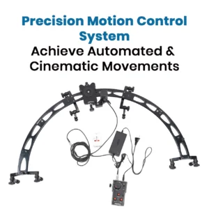 SHOOTVILLA Curve-180° Motorized Curved Electronic Video Camera Slider with Remote Control System for Nikon Sony Canon Panasonic (SV-C180°)
