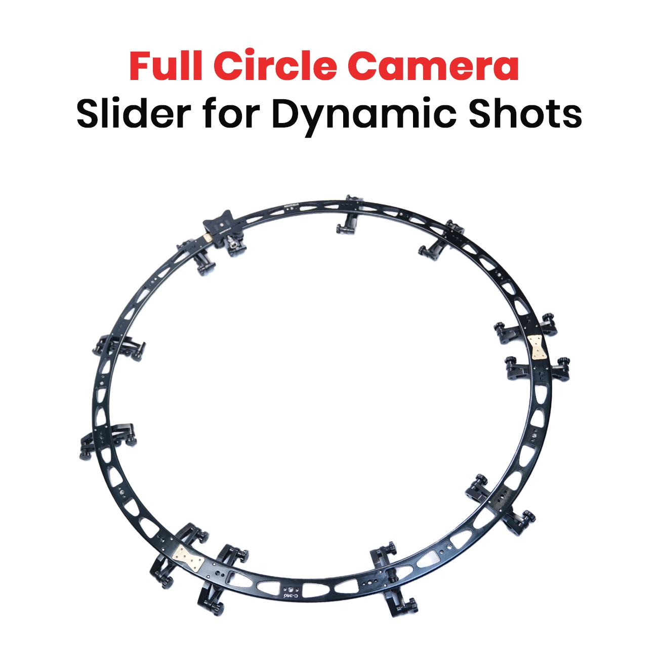 Shootvilla 360° Curved Camera Track Slider 115cm Dia | Professional Video Slider for Cinematic Video & Photography