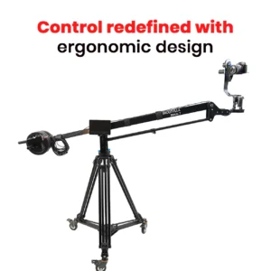 Shootvilla 12ft Camera Crane Jib Arm – Best Camera Crane for DSLR & Video Cameras (Up to 8kg), Compatible with 3-Axis Gimbal, Pan Tilt & Fluid Head