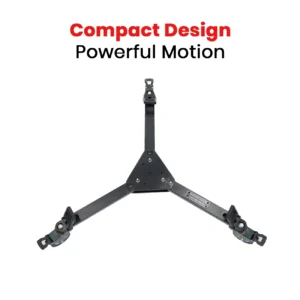 Shootvilla Best Video Camera Tripod, Heavy Duty Tripod Stand with Jib Crane & Floor Dolly for DSLR, Camcorders & Professional Filmmaking (SV-PRT-D)
