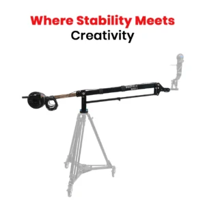 Shootvilla 7' Max Video Jib Crane | SV-MAX-7 with LCD Mount View for DSLR, DV, Movie Video Cameras & Camcorders up to 25kg / 55lbs