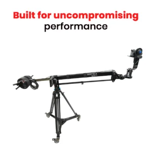 Shootvilla Max 7' Video Jib Crane Package | 100mm Heavy Duty Tripod, Portable Dolly & Pan Tilt Head for DSLR DV Movie Cameras up to 5kg
