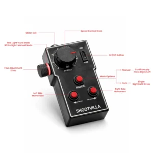 Shootvilla Motion Control System for Curve & Line DSLR Video Camera and Camcorder Slider Dolly | Professional Camera Slider System (SV-MC-CS)