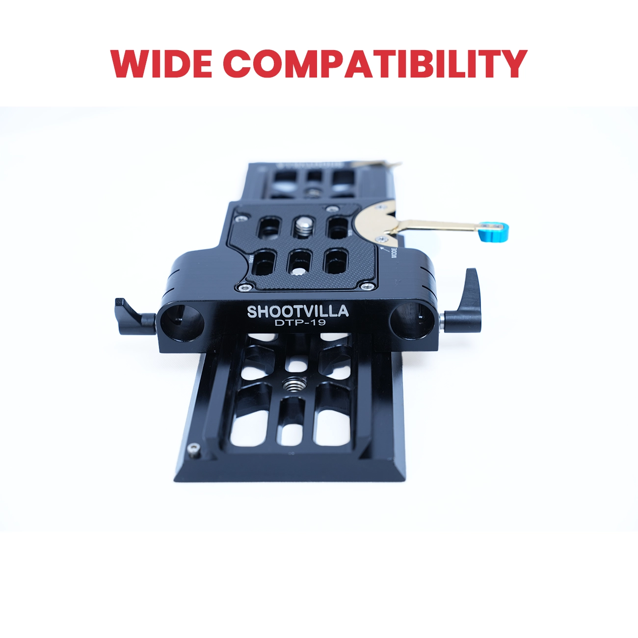 Shootvilla 19mm Base Support 30mm Plate – 12-Inch Dovetail Tripod Mounting Plate for Sony FX6 & FX9 | Heavy Duty Aluminum Camera Base Plate | Professional Cinema Camera Rig Support - Image 17