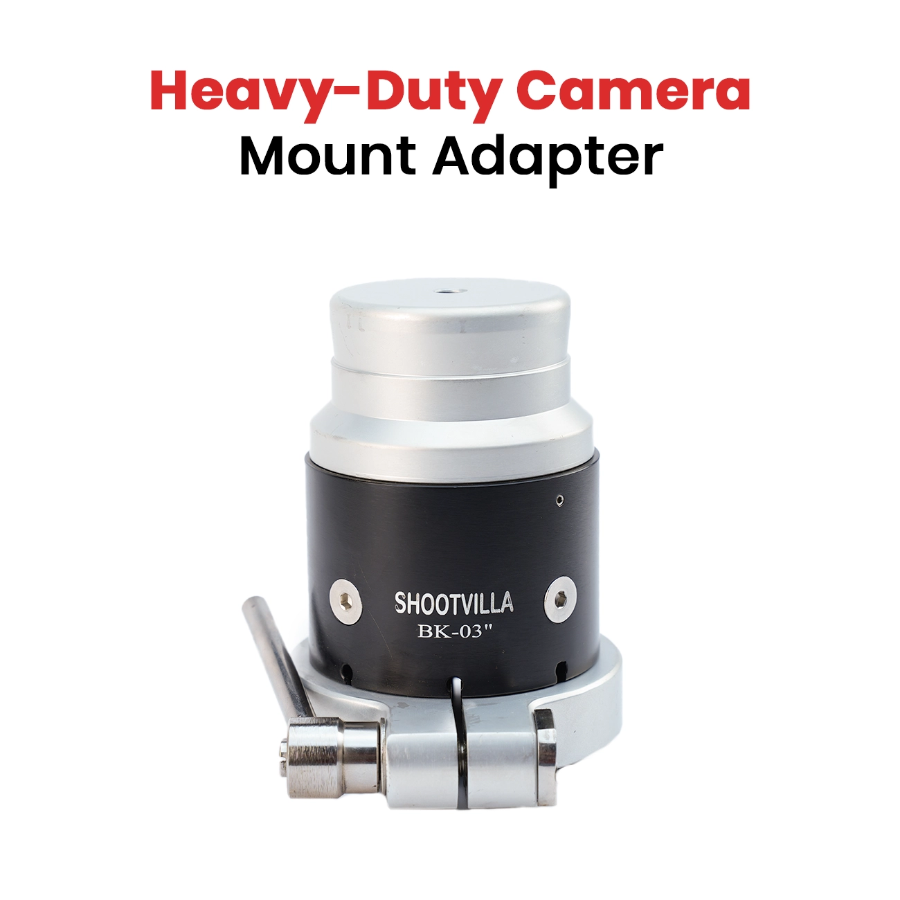 Shootvilla Camera Dolly Bazooka | 3-Inch | with Safety Lock Lever