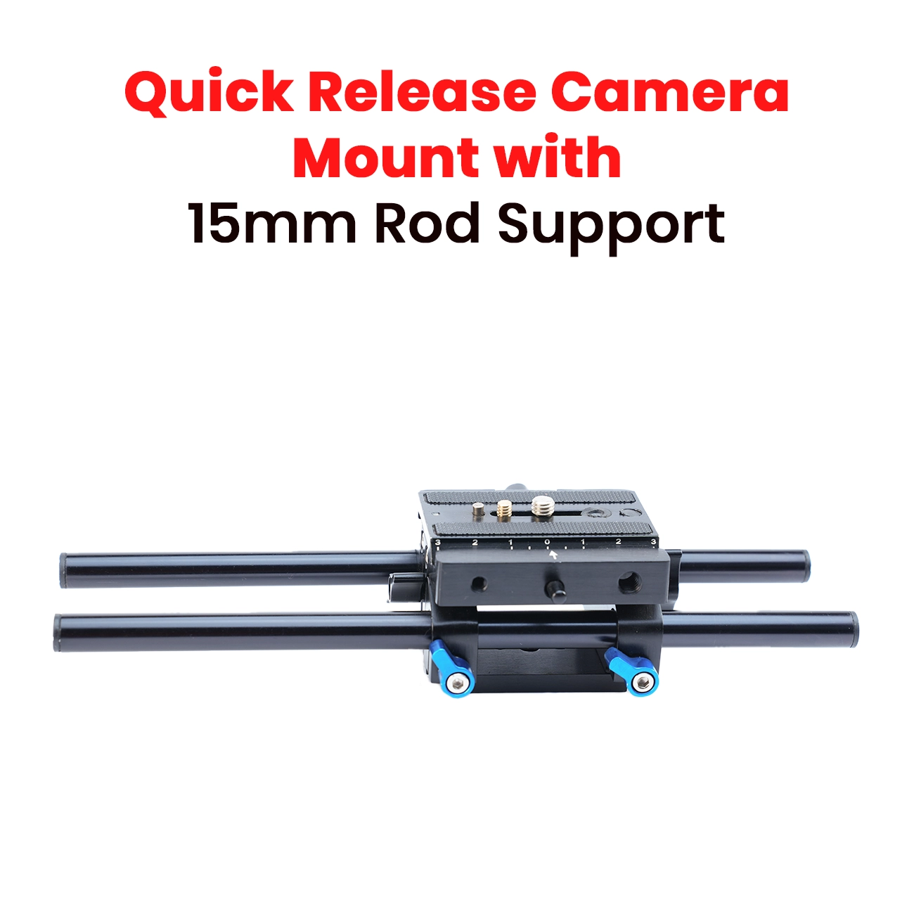 Shootvilla Height Riser Quick Release Baseplate – Universal Camera Tripod Mount 1/4” & 3/8” Screw | Best Camera Baseplate for DSLR & Video Camera - Image 18