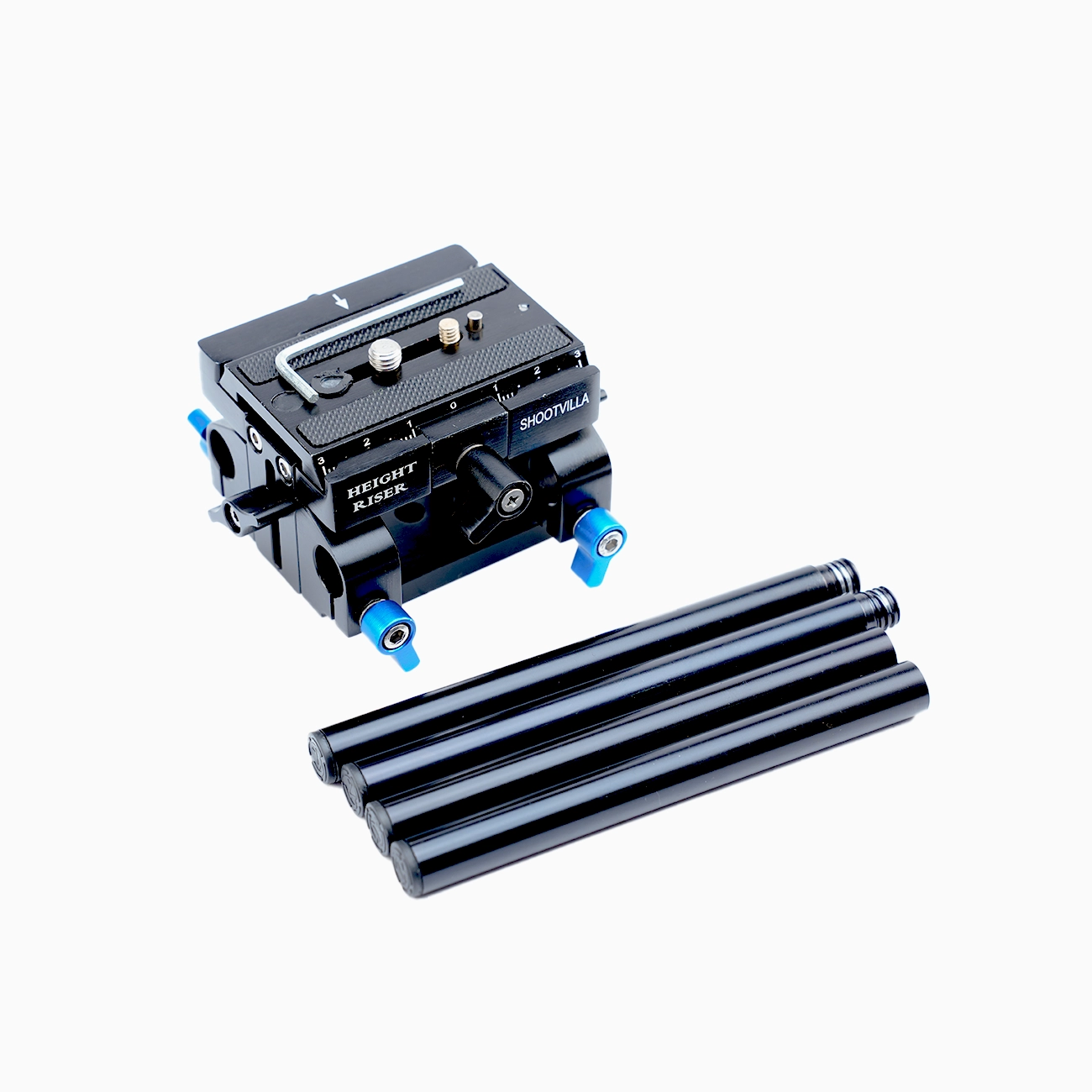 Shootvilla Height Riser Quick Release Baseplate – Universal Camera Tripod Mount 1/4” & 3/8” Screw | Best Camera Baseplate for DSLR & Video Camera - Image 6