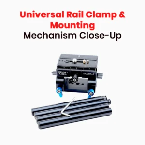 Shootvilla Height Riser Quick Release Baseplate – Universal Camera Tripod Mount 1/4” & 3/8” Screw | Best Camera Baseplate for DSLR & Video Camera