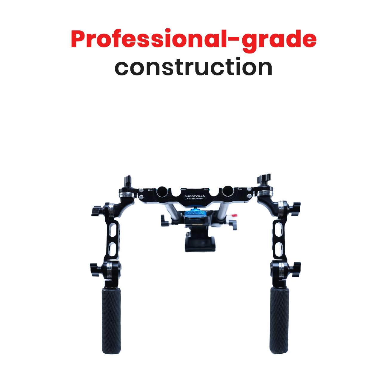 Shootvilla Camtree Hunt Quick Mount 19/15mm Rosette Handle Set (ARRI Standard) – Best Camera Rigs for DSLR & Video Camera Shoulder Mount, Best Rigs for Videography - Image 24