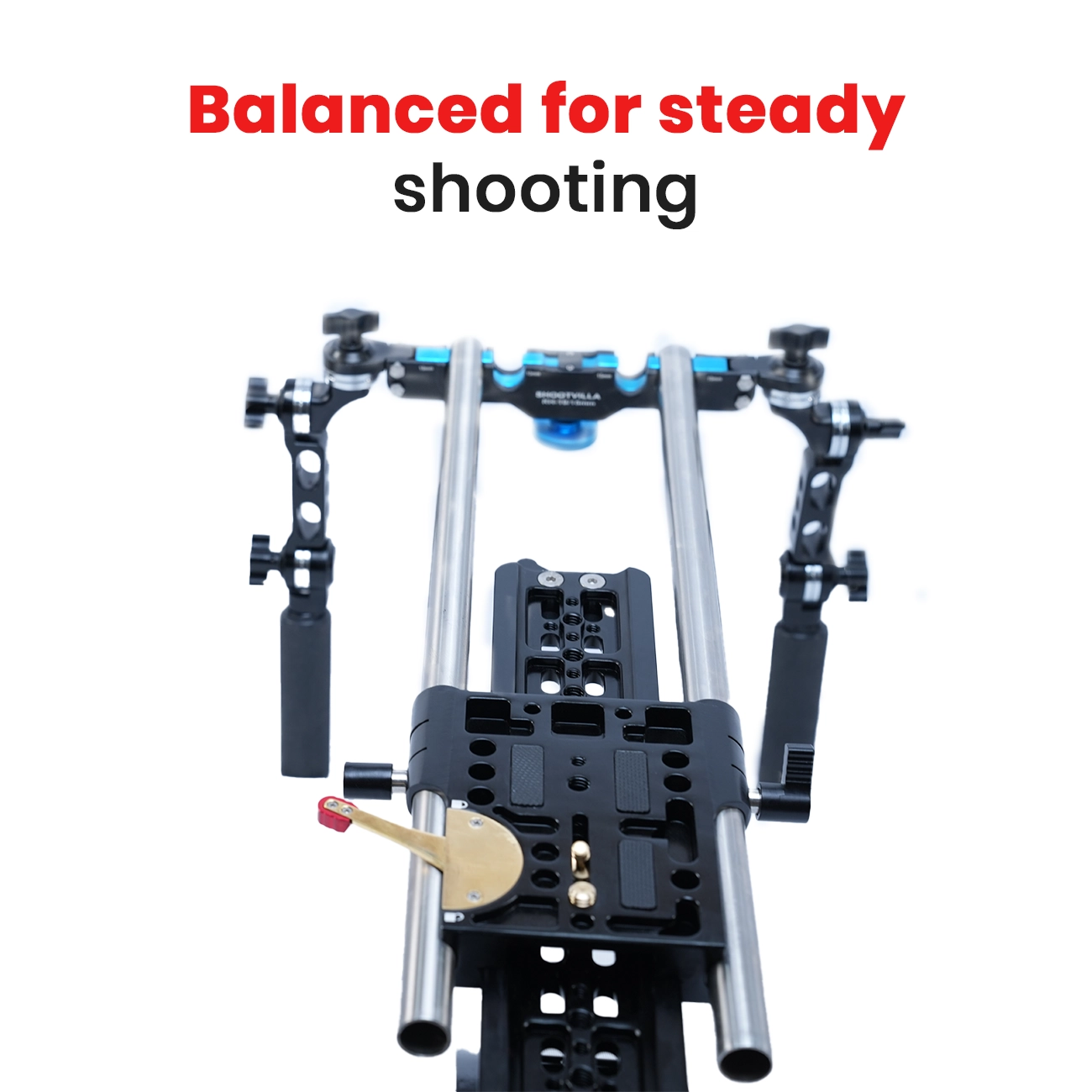 Shootvilla Camtree Hunt Quick Mount 19/15mm Rosette Handle Set (ARRI Standard) – Best Camera Rigs for DSLR & Video Camera Shoulder Mount, Best Rigs for Videography - Image 19