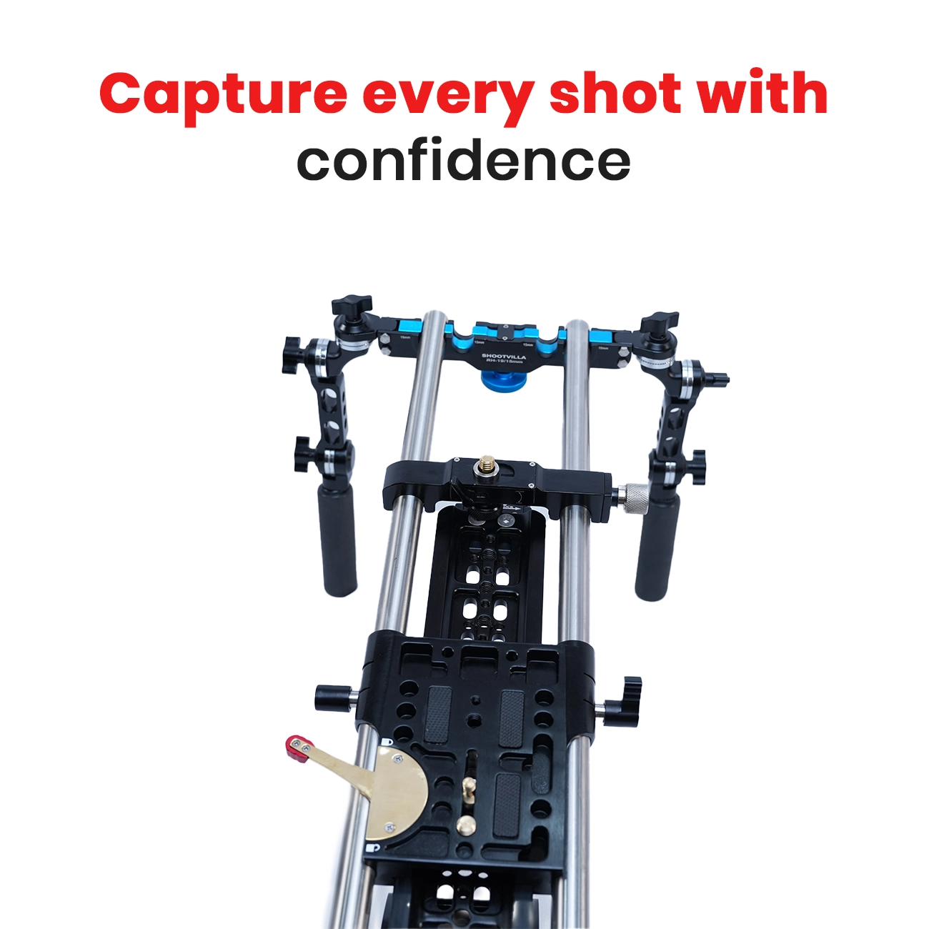 Shootvilla Camtree Hunt Quick Mount 19/15mm Rosette Handle Set (ARRI Standard) – Best Camera Rigs for DSLR & Video Camera Shoulder Mount, Best Rigs for Videography - Image 11