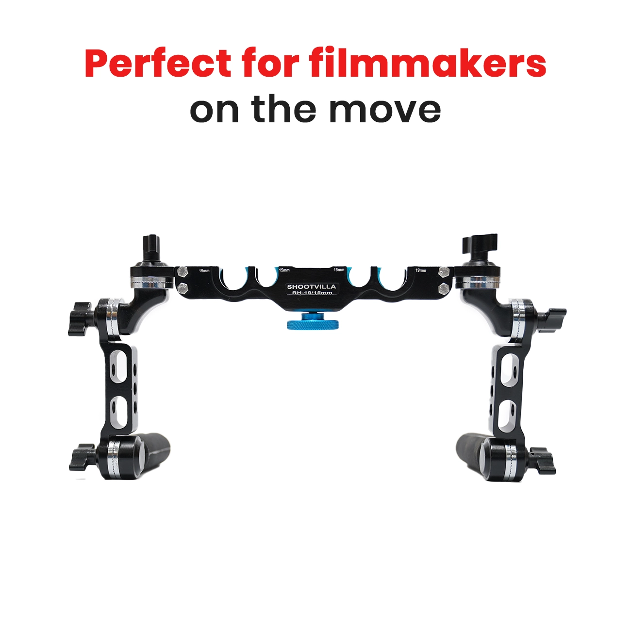 Shootvilla Camtree Hunt Quick Mount 19/15mm Rosette Handle Set (ARRI Standard) – Best Camera Rigs for DSLR & Video Camera Shoulder Mount, Best Rigs for Videography - Image 4