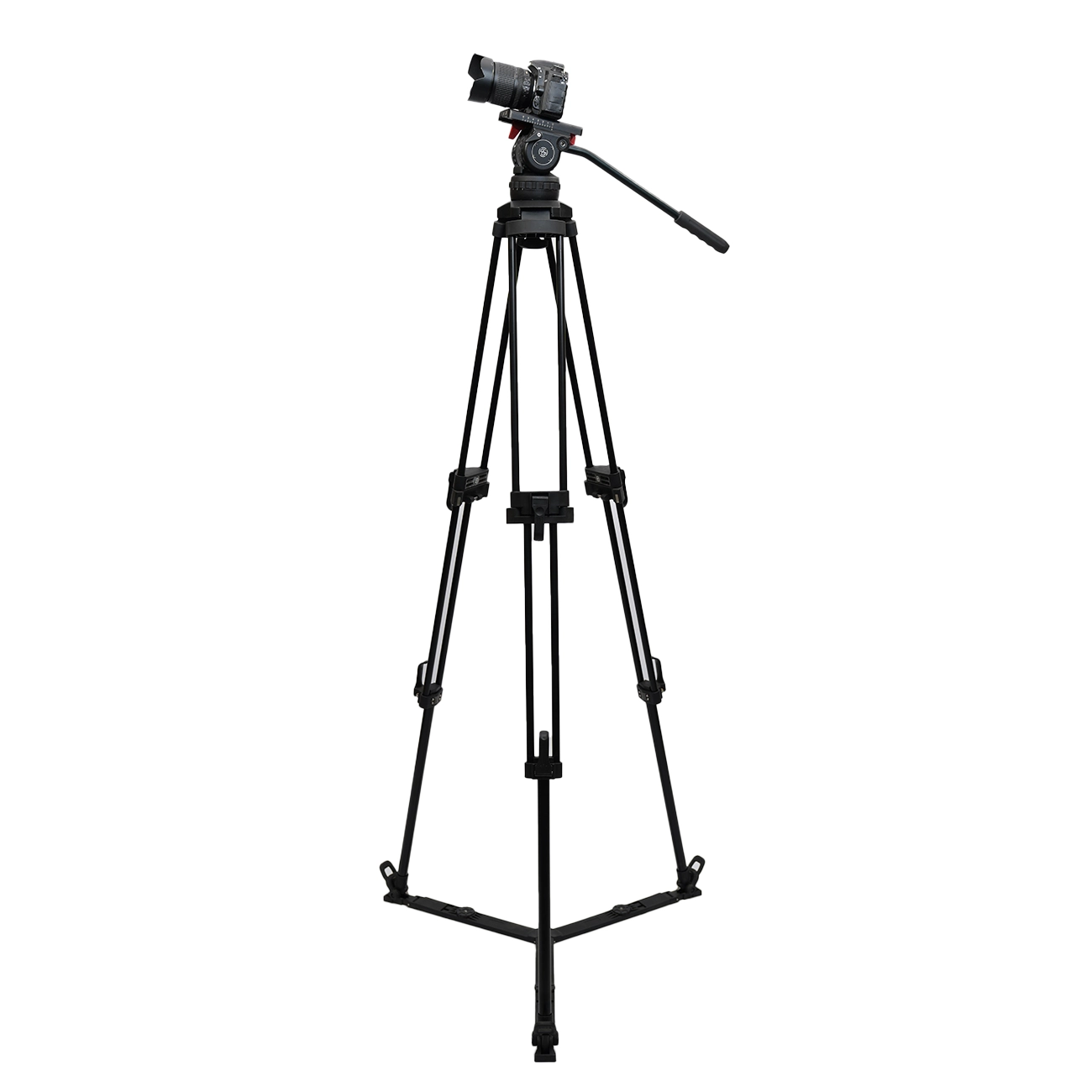 JIEPAI V12 L/T PRO Hydraulic Fluid Head Tripod Kit | Professional Video Tripod System with 12kg Payload - Image 18